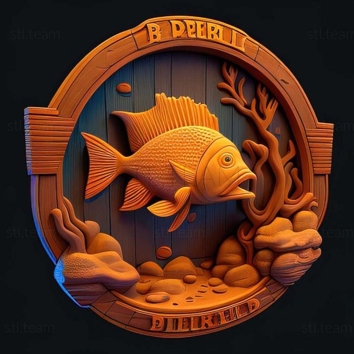 3D модель Freddi Fish (STL)